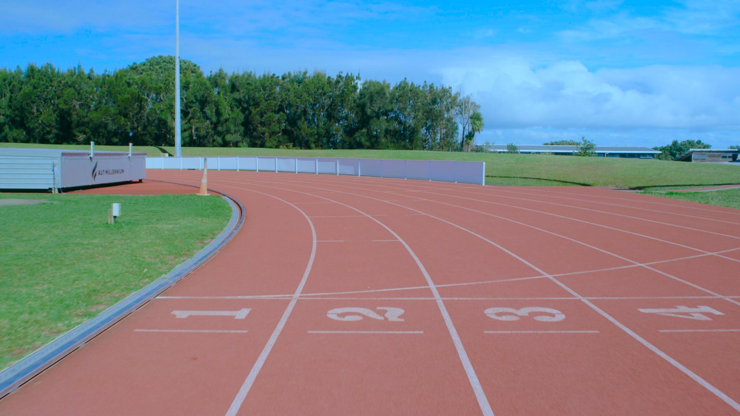 A running track.